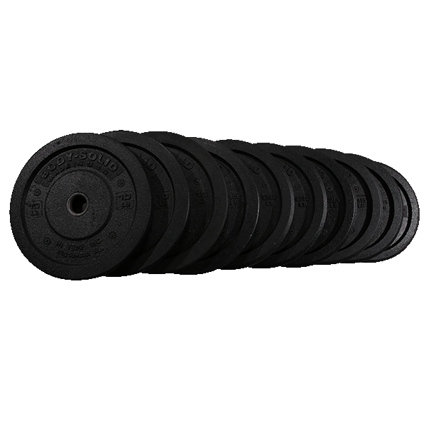 Body-Solid Tools OBPH Hi-Temp Bumper Plate Set