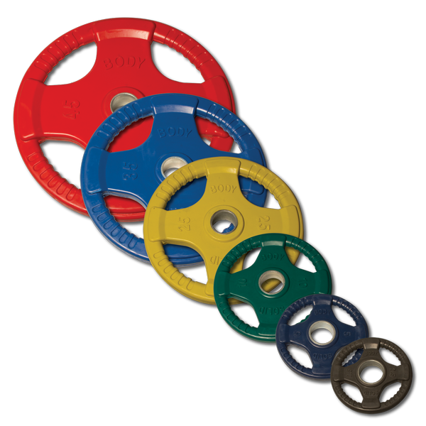 Body-Solid Tools ORT Olympic Rubber Grip Plate Set