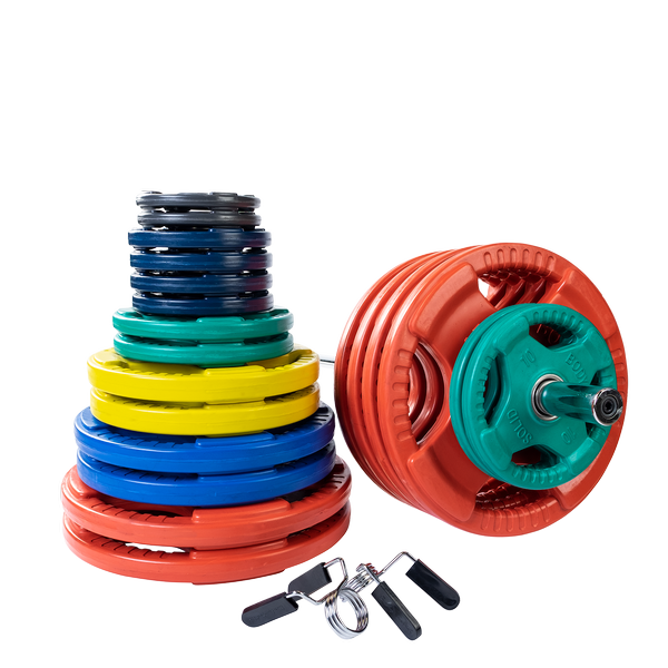 Body-Solid Tools ORT Olympic Rubber Grip Plate Set