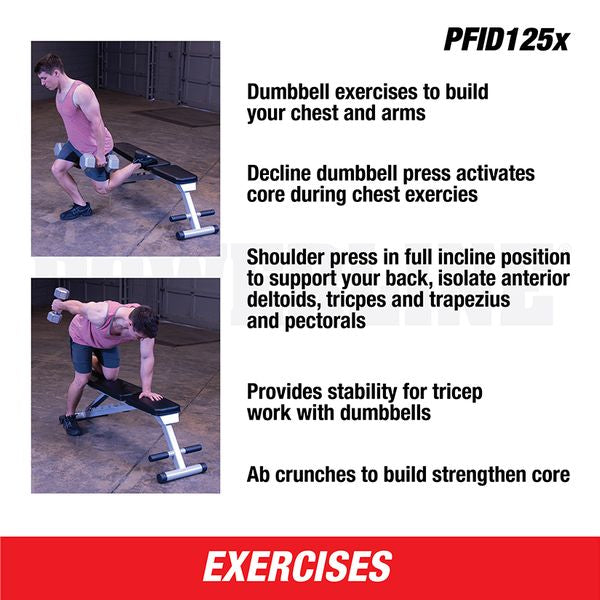 Body-Solid Powerline PFID125X Multi Bench