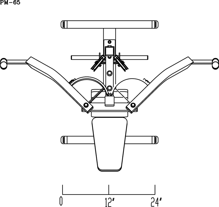 Body-Solid GPM65 Plate Loaded Pec Machine