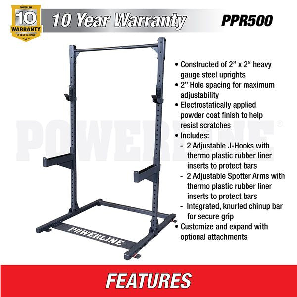 Body-Solid Powerline PPR500 Half Rack