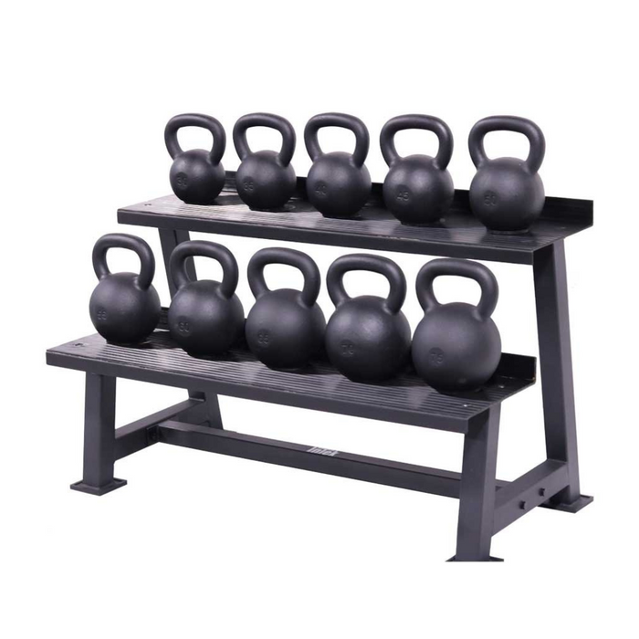 Intek Strength Cast Iron Kettle Bell with Rubber Base