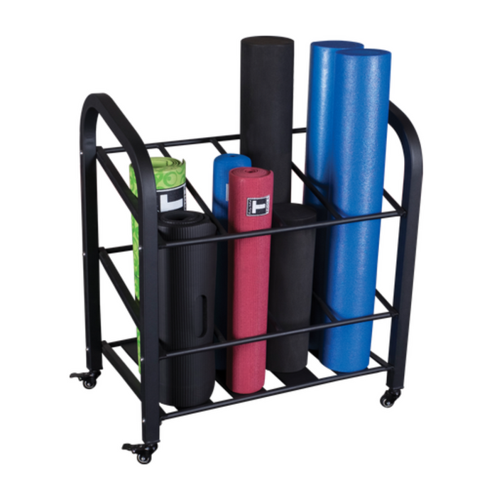 Body-Solid GYR500 Foam Roller & Yoga Mat Rack