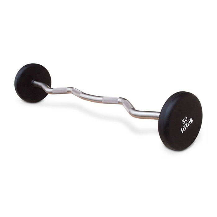 Intek Strength Armor Series Solid Urethane Curl Bar