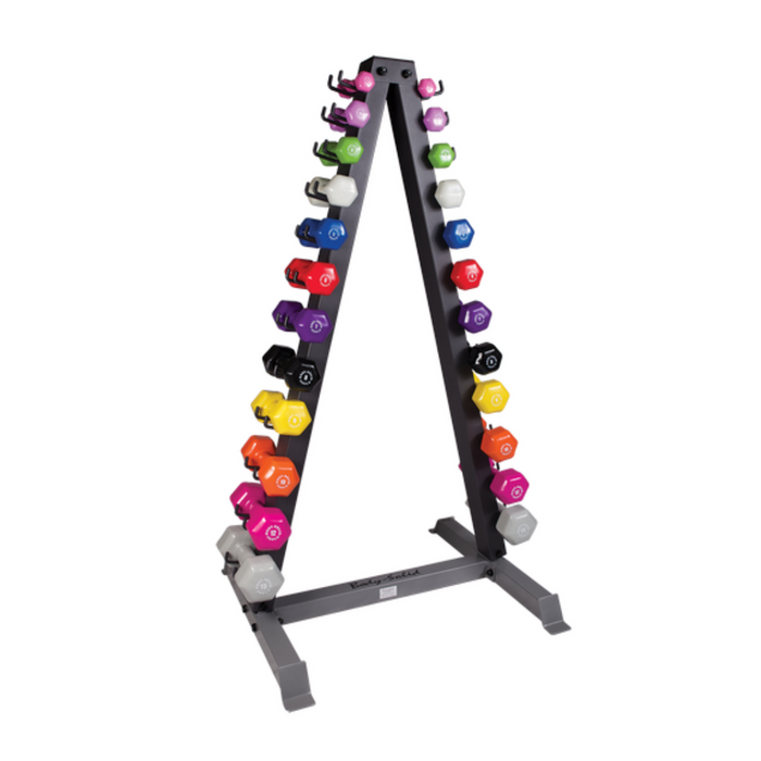 Body-Solid GDR24-VPACK Vinyl Dumbbell Rack Package