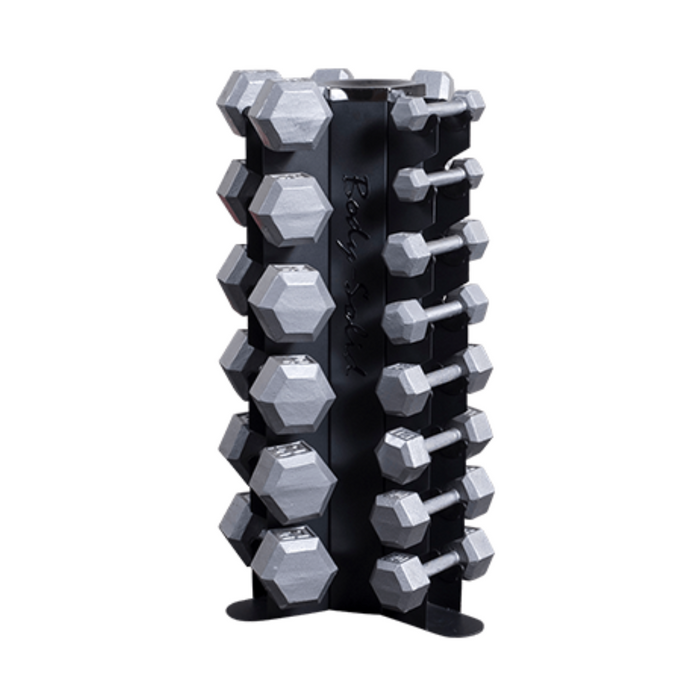 Body-Solid GDR80 3-Sided Vertical Dumbbell Rack