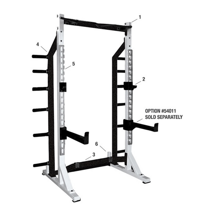 YORK STS Half Rack