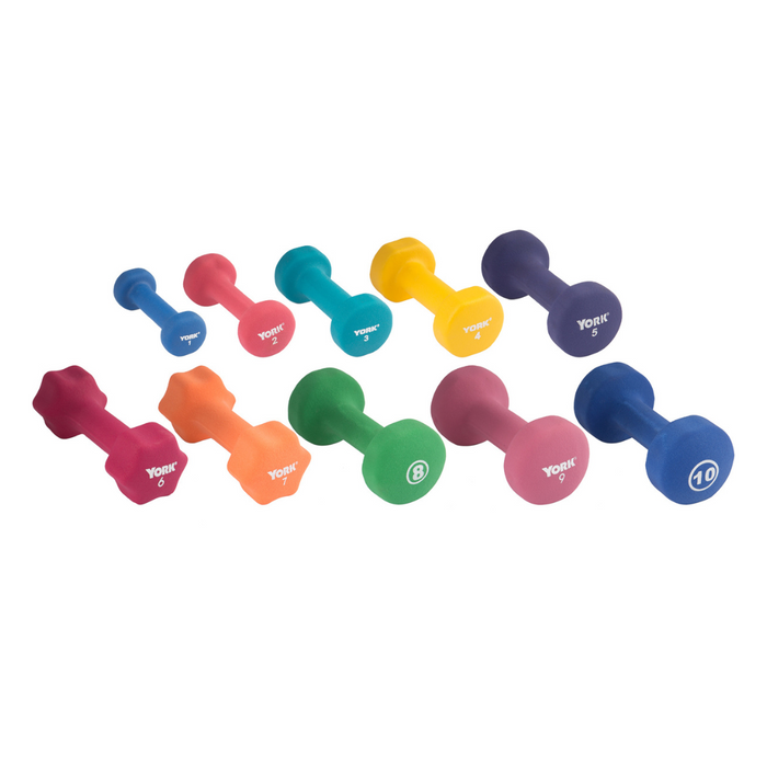 YORK Multi-Color Neoprene Fitbell