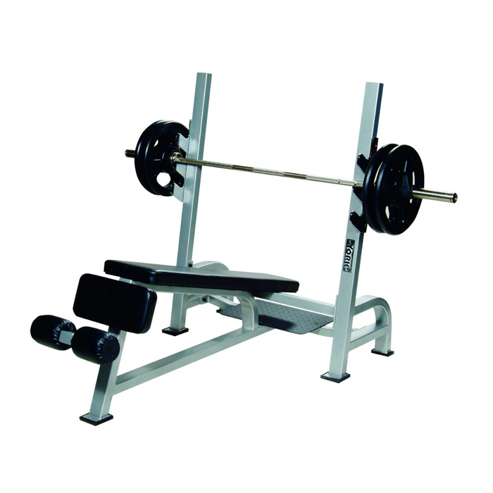 YORK STS Olympic Decline Bench with Gun Racks