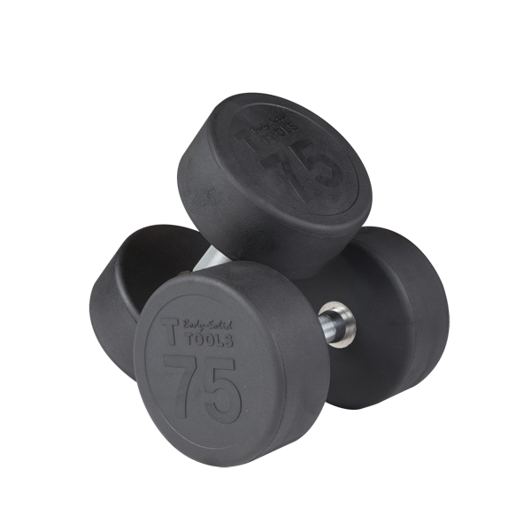 Body-Solid Tools SDP Round Rubber Dumbbell Set