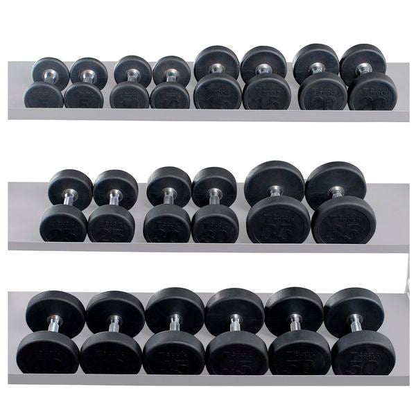 Body-Solid Tools SDP Round Rubber Dumbbell Set