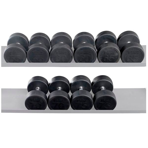 Body-Solid Tools SDP Round Rubber Dumbbell Set