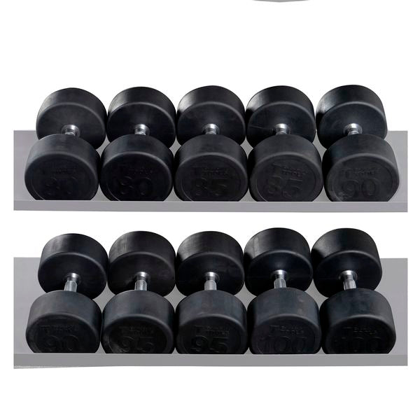 Body-Solid Tools SDP Round Rubber Dumbbell Set