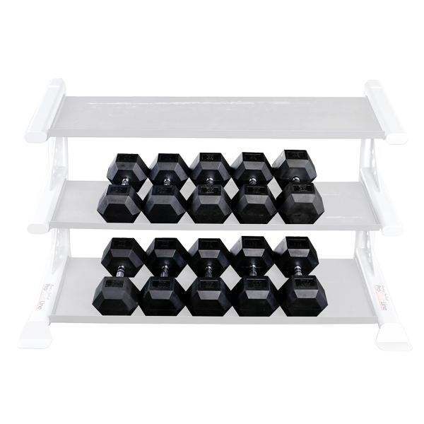 Body-Solid Tools SDR Rubber Hex Dumbbell Set