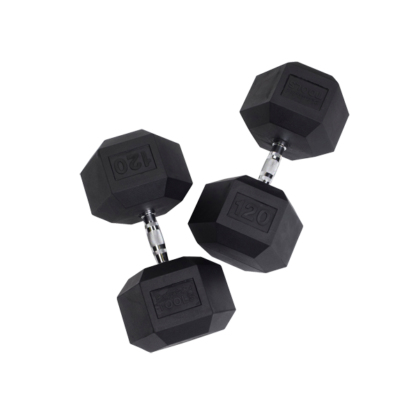 Body-Solid Tools SDR Rubber Hex Dumbbell Set