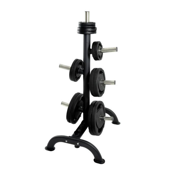 TKO Olympic Rubber Plate Set with Plate Tree | S6210-OR255