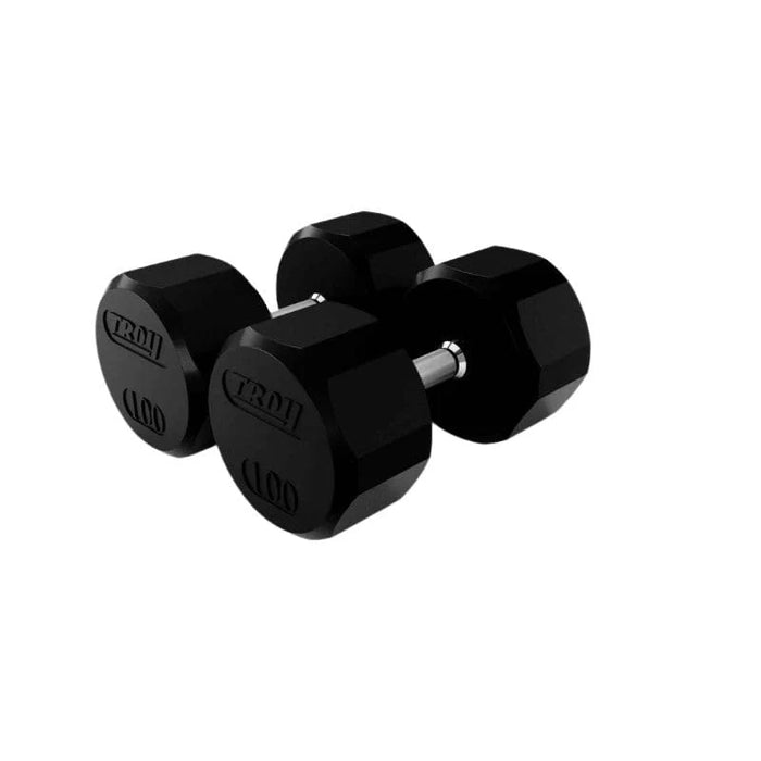 Troy 12-Sided Rubber Dumbbell Set | TSD-R