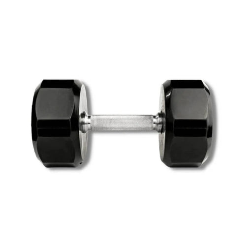 Troy 12-Sided Rubber Dumbbell Set with Storage Rack | VERTPAC-TSDR25