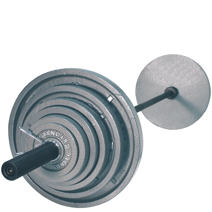 Troy USA Grey Cast Iron Olympic Plate Set | O