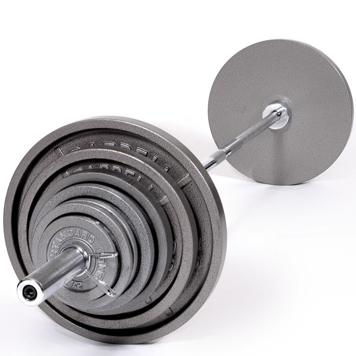 Troy USA Grey Cast Iron Olympic Plate Set | O