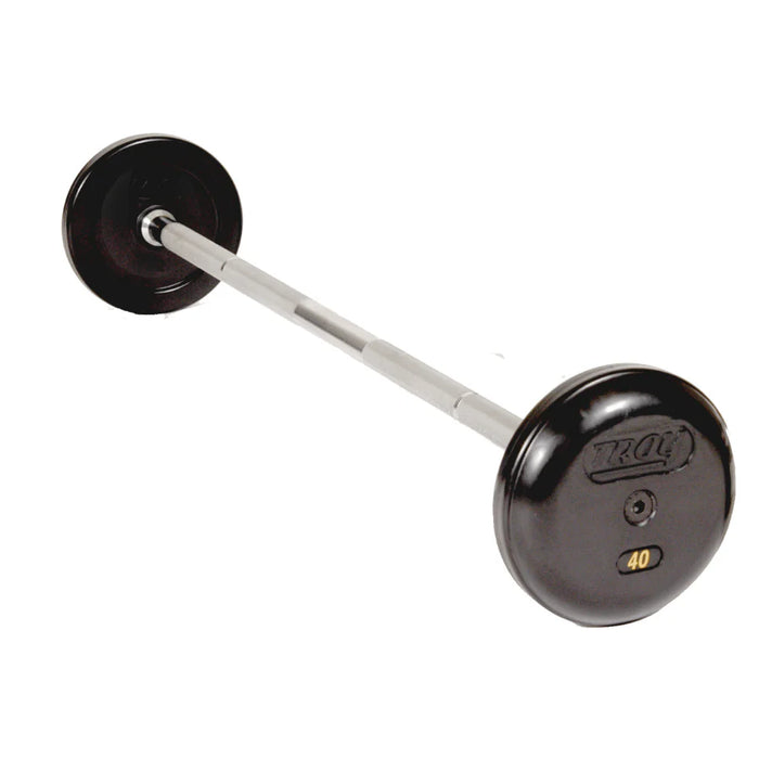 Troy Pro-Style Rubber Encased Straight Barbell | RUFB