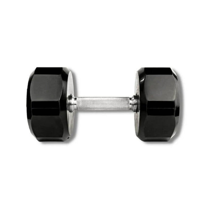 Troy 12-Sided Rubber Dumbbell Set with Storage Rack | VERTPAC-TSDR75