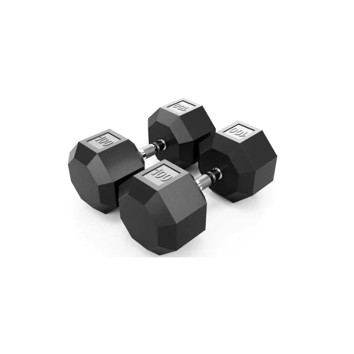 Troy VTX 8-Sided Rubber Dumbbell | SD-R