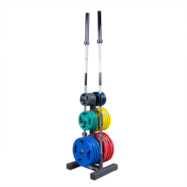 Body-Solid WT46 Olympic Plate Tree & Bar Holder