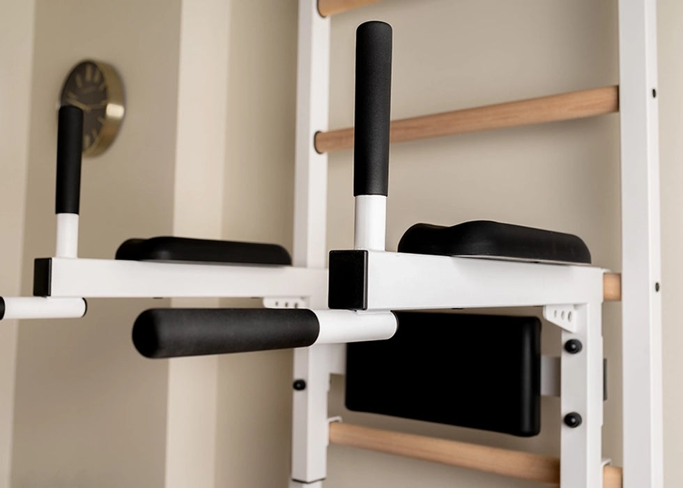 BenchK 523 Wall Bars with Pull-up Bar, Dip Bar & Workout Bench