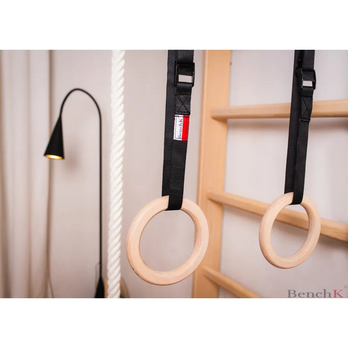 BenchK 111 Wall Bars with Adjustable Pull-up Bar