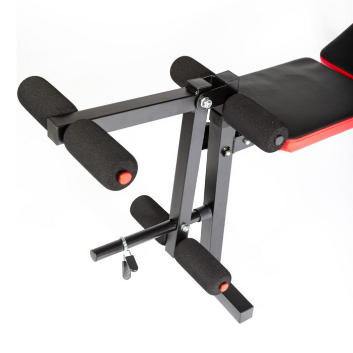 YORK Aspire 120 Flat to Incline/Folding Bench with Leg Curl