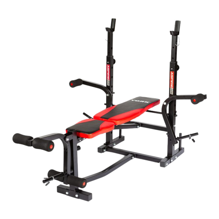 YORK Aspire 220 Folding Bench with Arm/Leg Curl/Butterfly