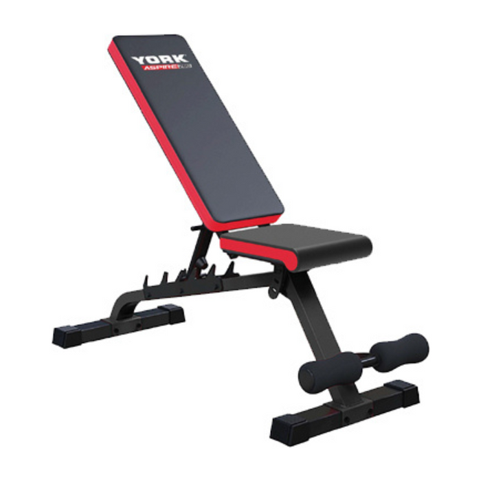 YORK Aspire 280 FID Bench with Foot Hold Down