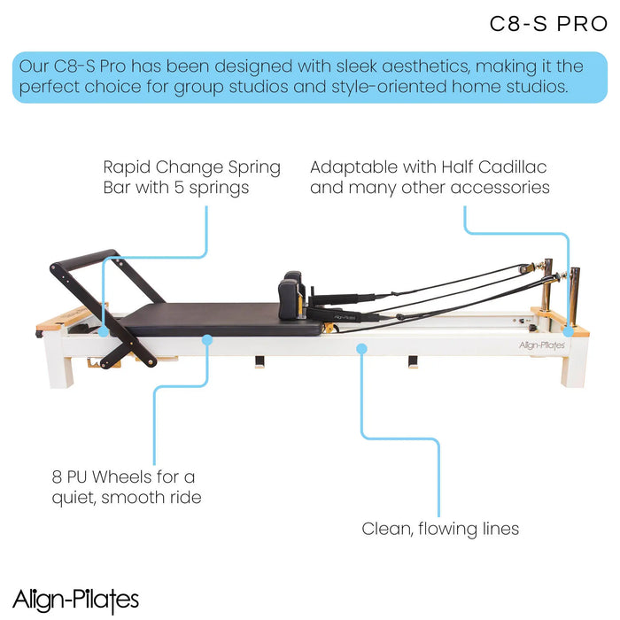 Align Pilates C8-S Pro Pilates Reformer