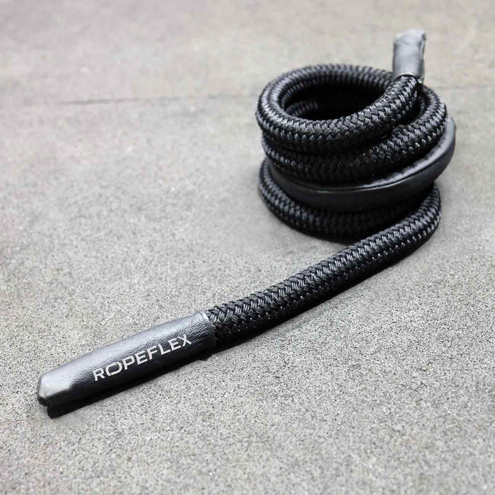 RopeFlex XLR40 Heavy Jump Rope & Leather Grips