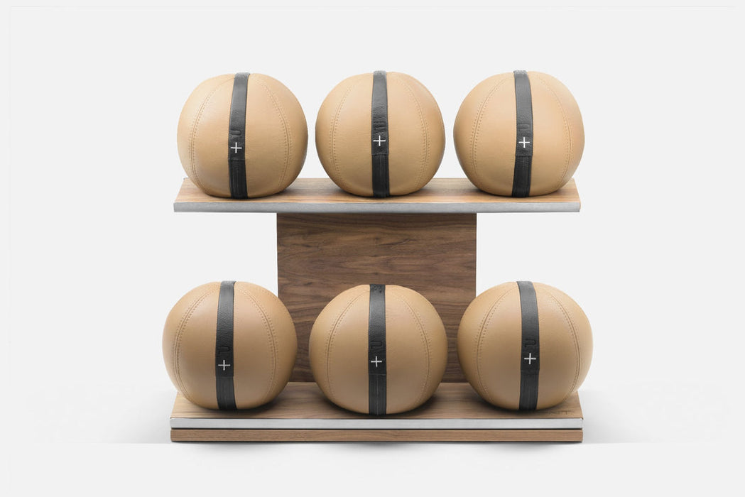 MOXA™ SET - Weighted Gym Balls With Horizontal Rack
