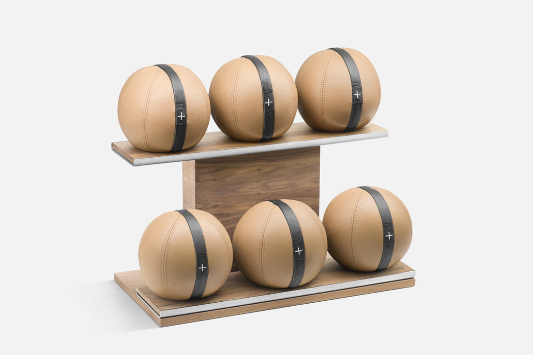 MOXA™ SET - Weighted Gym Balls With Horizontal Rack