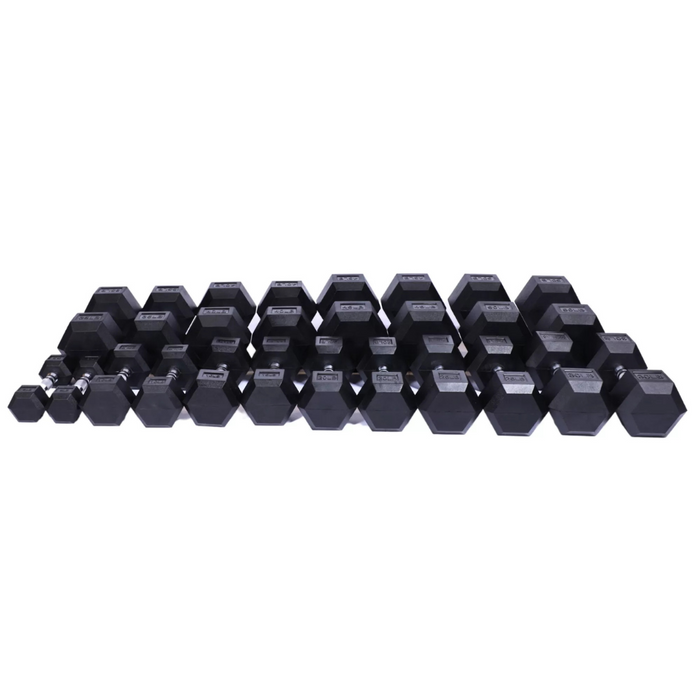 Vortex Strength Rubber Hex Dumbbell Set