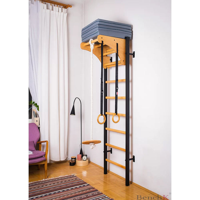 BenchK 211 Wall Bars with Adjustable Pull-up Bar